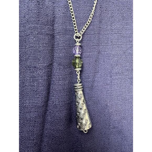 Vintage 90s R&M Richards Maxi Dress Witchy Whimsigoth Purple Women Sm (36" Bust) - Picture 4 of 12